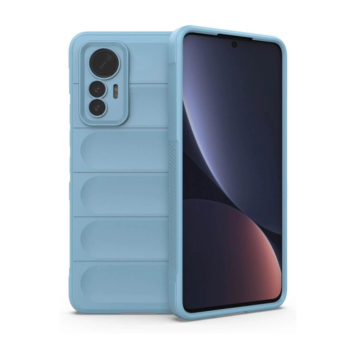 Xiaomi Mi 12 Lite Kılıf Optimum Silikon - Sky Blue