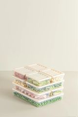 6’lı Set Freshbox Mikrodalga Ve Dipfrize Uygun Saklama Kabı Set 3 - X6 0,6 Lt Krem