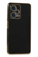 Newface Xiaomi Redmi Note 12 Pro Plus Kılıf Volet Silikon - Siyah