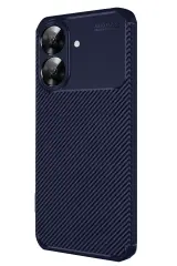 Newface Realme Note 60 Kılıf Auto Focus Karbon Kapak - Lacivert