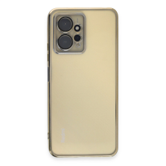 Xiaomi Redmi Note 12 4g Kılıf Razer Lensli Silikon - Gold