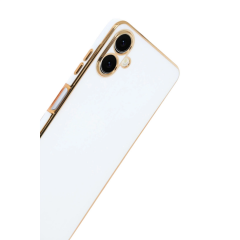 Samsung Galaxy A07 4g Volet Silikon - Beyaz