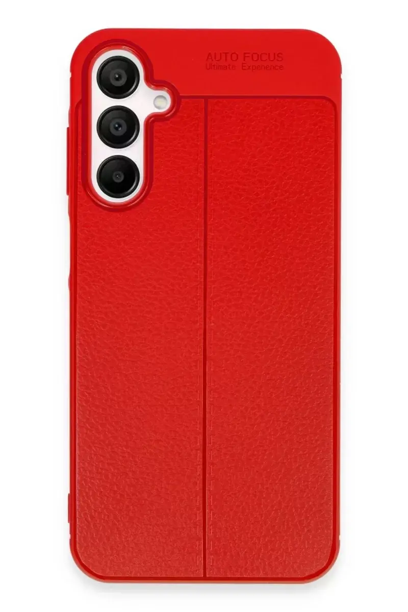Newface Samsung Galaxy A25 5g Kılıf Auto Focus Kapak - Kırmızı