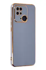 Newface Xiaomi Redmi 10c Kılıf Volet Silikon - Mavi
