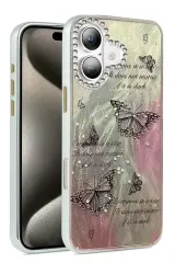 Newface Apple İphone 16 Plus Kılıf Blade Aynalı Desenli Kapak - Desen 6