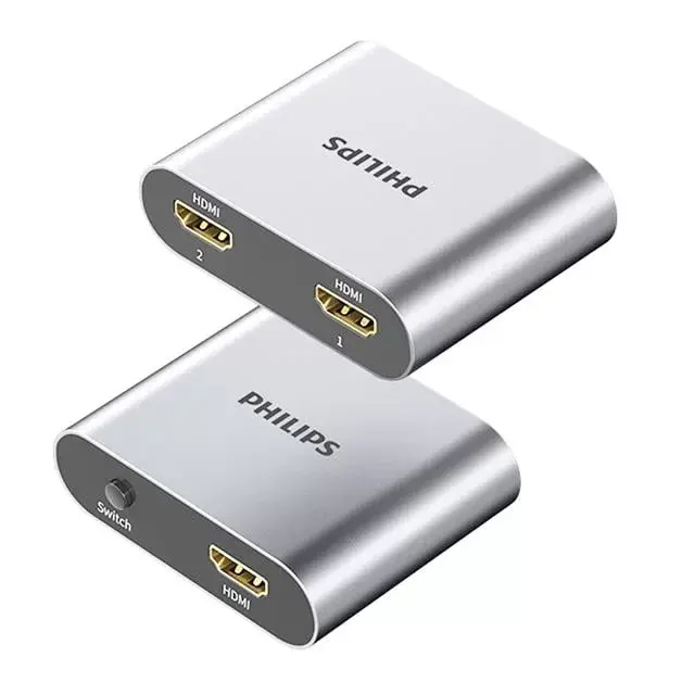 Philips Swr9101a/93 4k Hdmı Çift Yönlü Anahtar 2 Giriş - 1 Çıkış Yüksek Çözünürlüklü Hdmı Switch