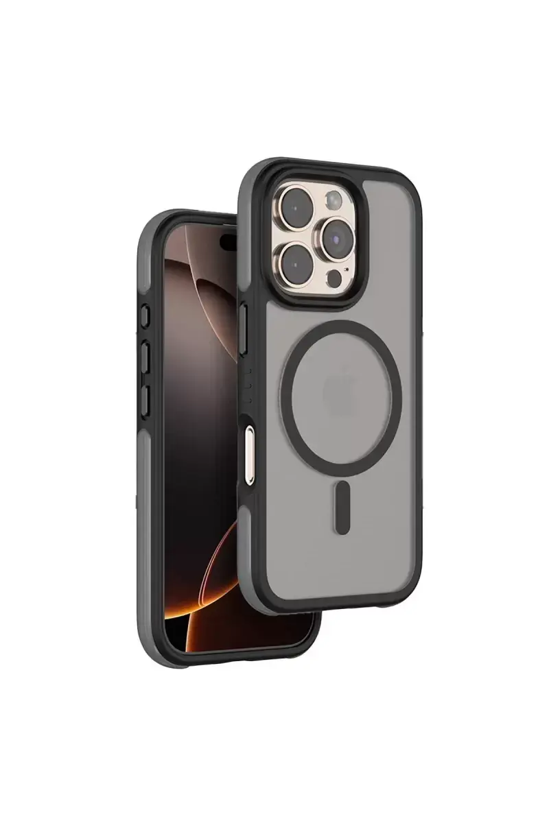 Venco Apple İphone 16 Pro Orbit Magsafe Kapak - Siyah