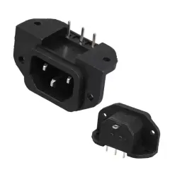 Ic-212c C14 Power Soket Erkek Kulaklı 90'c Pcb