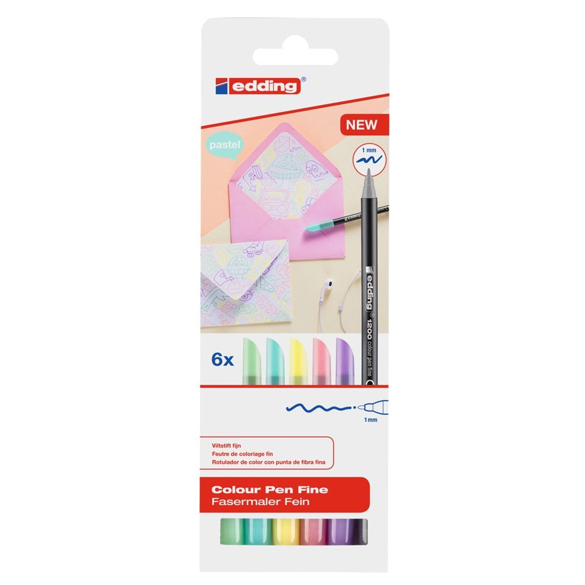 Keçeli Kalem Pastel Seti 6'lı - mm