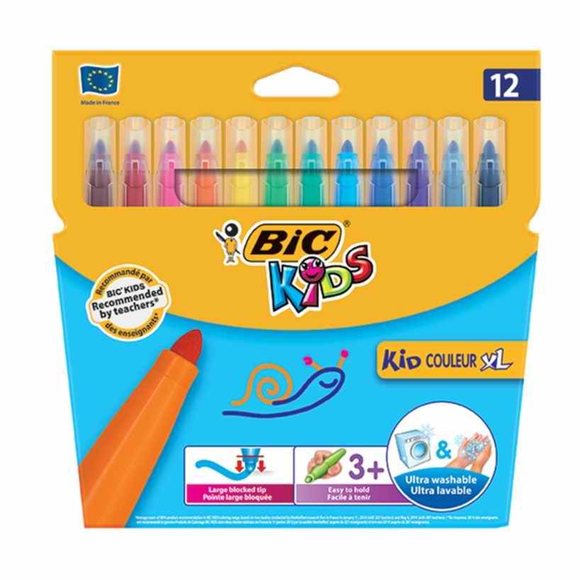 Kids Couluer XL Keçeli Kalem Seti 12'li