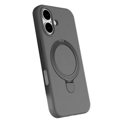 İphone 16 Plus Regal Magsafe Standlı Kapak - Titan Gri