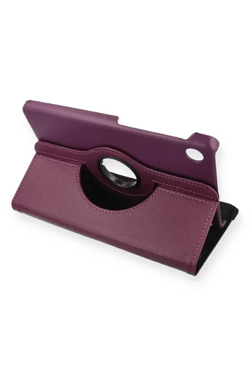 Newface Huawei Matepad T8 8 Kılıf 360 Tablet Deri Kılıf - Mürdüm