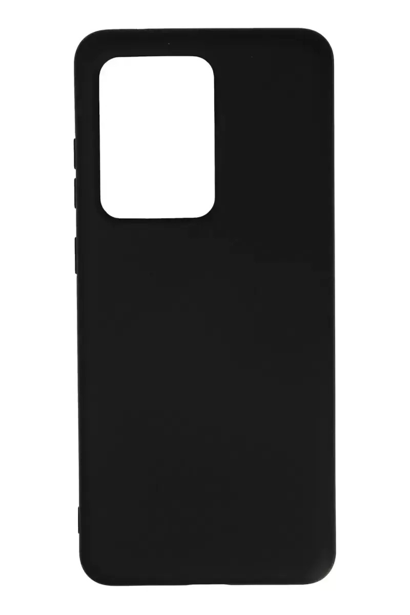 Newface Samsung Galaxy S20 Ultra Kılıf Nano İçi Kadife Silikon - Siyah
