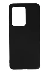 Newface Samsung Galaxy S20 Ultra Kılıf Nano İçi Kadife Silikon - Siyah