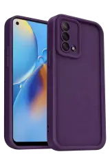 Newface Oppo A74 4g Kılıf Viera Silikon - Mürdüm
