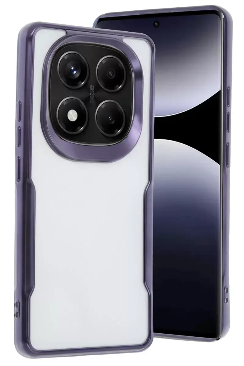 Newface Xiaomi Redmi Note 14 Pro Plus Kılıf Boyi Silikon Kapak - Derin Mor