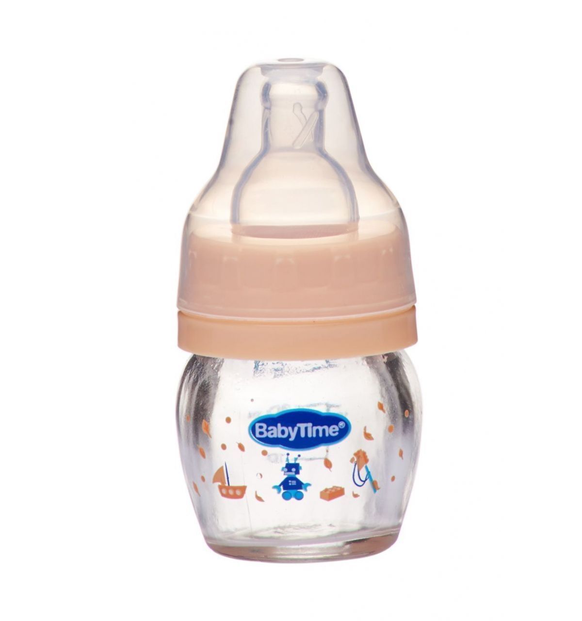 BabyTime BT111 Mini Cam Alıştırma Bardağı - Krem