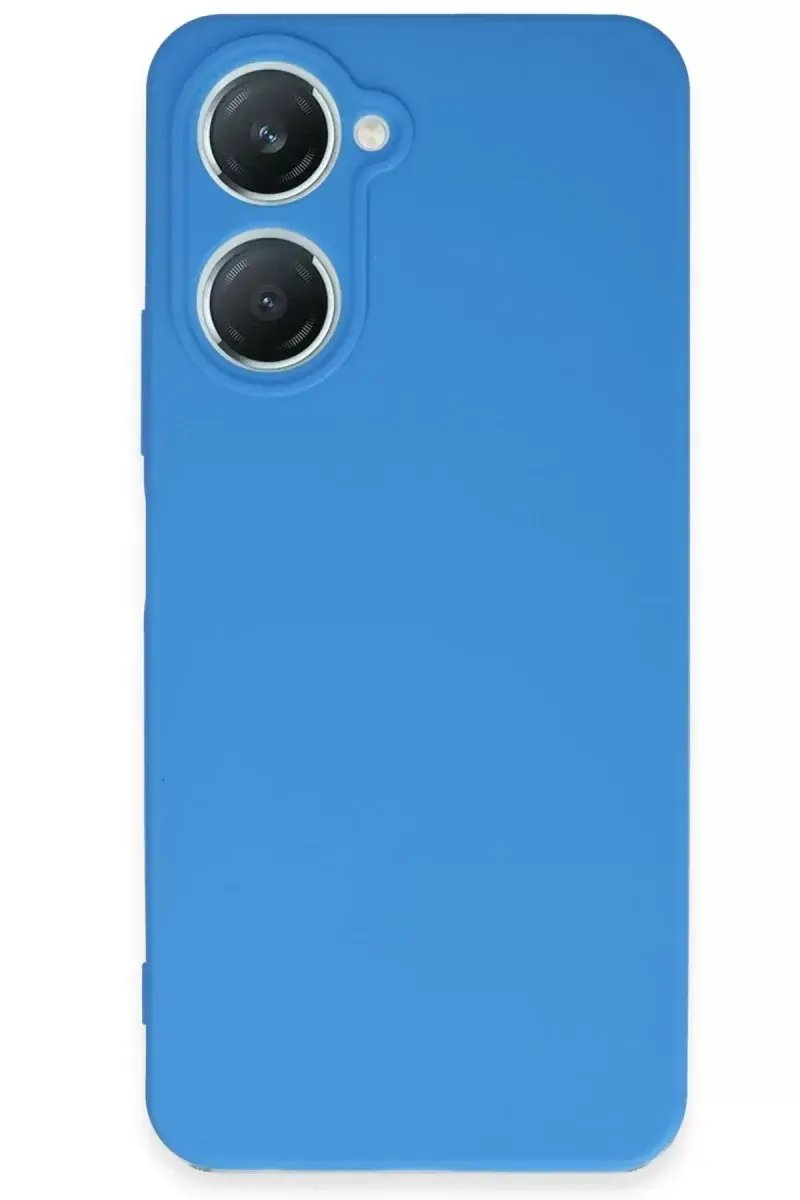 Newface Vivo Y18 Kılıf First Silikon - Mavi