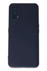 Newface Realme 7 Pro Kılıf Nano İçi Kadife Silikon - Lacivert