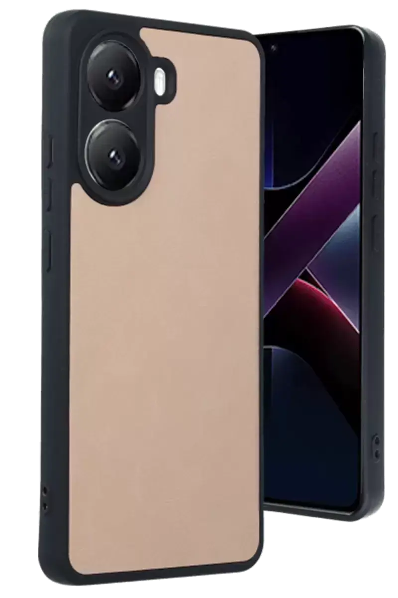 Newface Xiaomi Poco X7 Pro Kılıf Aras Deri Kapak - Pudra
