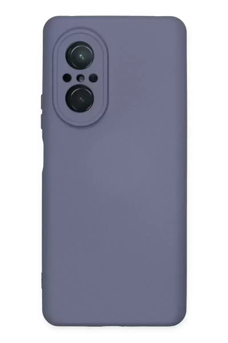 Newface Huawei Nova 9 Se Kılıf Nano İçi Kadife Silikon - Gri