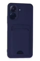 Newface Xiaomi Redmi 13c Kılıf Kelvin Kartvizitli Silikon - Lacivert