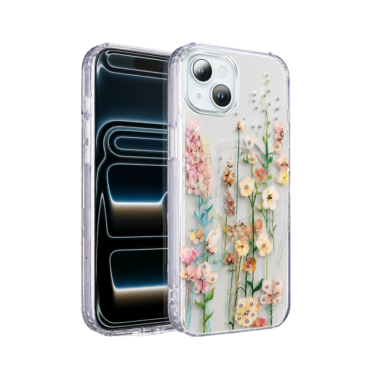 Onegif  İphone 15 Desina Magsafe Kapak - Desen 1