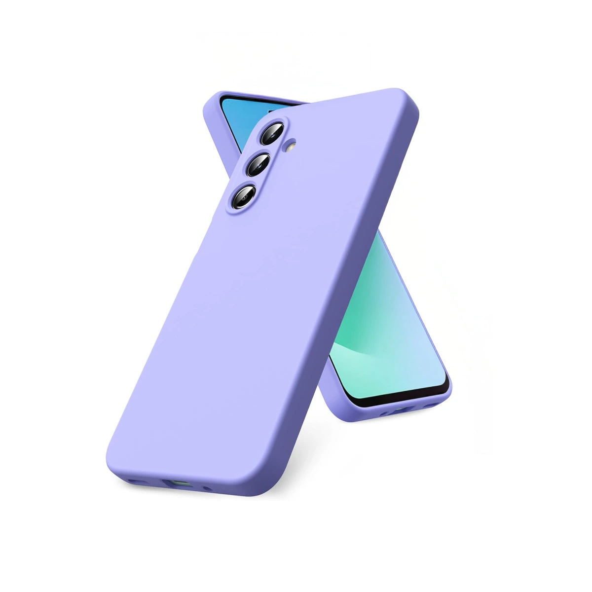 Samsung Galaxy A17 5g Nano İçi Kadife Silikon - Lila