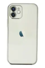 Newface İphone 12 Kılıf Razer Lensli Silikon - Gümüş