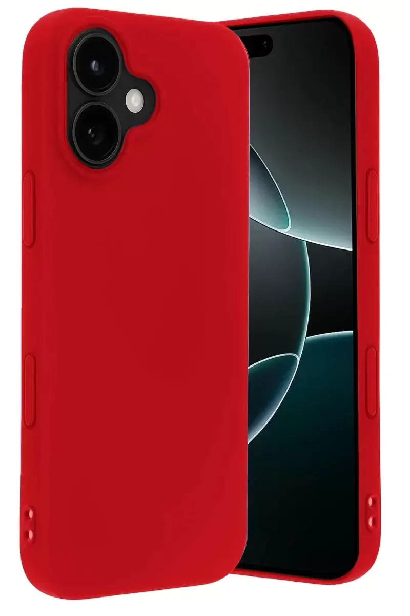 Newface Apple İphone 17 First Silikon - Kırmızı