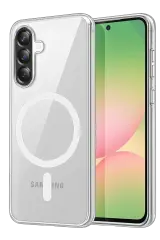 Newface Samsung Galaxy A57 5g Combo Sert Şeffaf Magsafe Kapak - Şeffaf