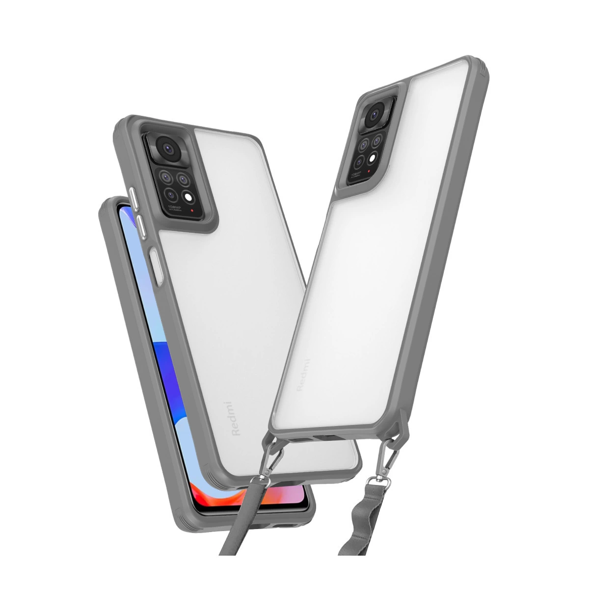 Xiaomi Redmi Note 11 Pro Kılıf Penta Silikon Kılıf - Titan Gri