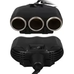 Olesson 1634 12-24v 3lü Usbli 120w 80cm Kablolu Dijital Ekranlı Araç Çakmak Çoklayıcı