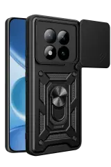 Newface Xiaomi Redmi Note 15 Pro Plus 5g Pars Lens Yüzüklü Silikon - Siyah