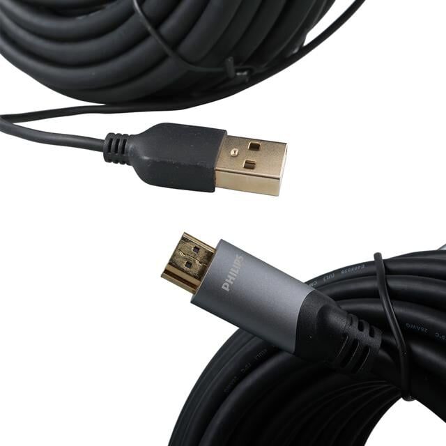 Philips Swl6122b/93 4k 60 Hz 15 Metre Usb Güç Kablolu Hdmı Görüntü Kablosu