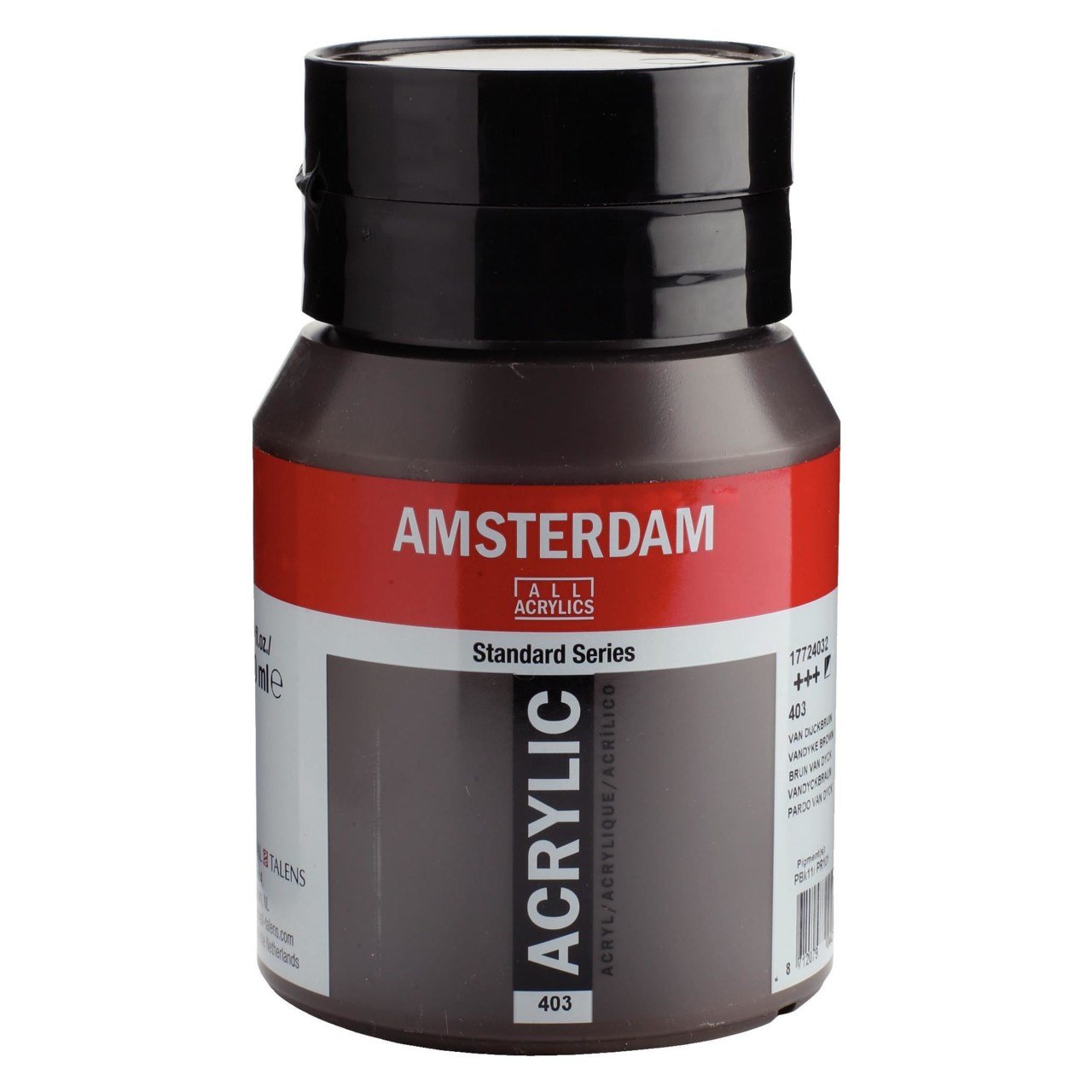 Akrilik Boya 500ml. N:403 Vandyke Brown