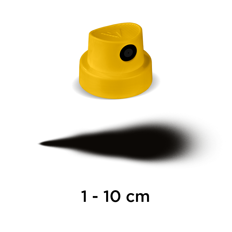 Sprey Başlığı - Sarı-Siyah - 9025