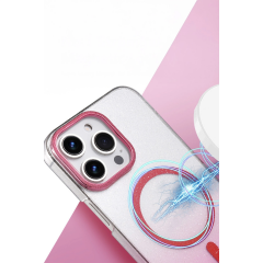 İphone 16 Pro Glossy Magsafe Kapak - Pembe