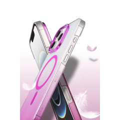 İphone 16 Pro Glossy Magsafe Kapak - Pembe