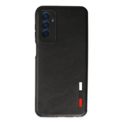 Samsung Galaxy M13 Kılıf Loop Deri Silikon - Siyah