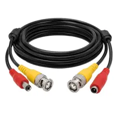 Powermaster Bnc-bnc Kablo+power Kablo Dişi-erkek Jack'lı 15 Metre