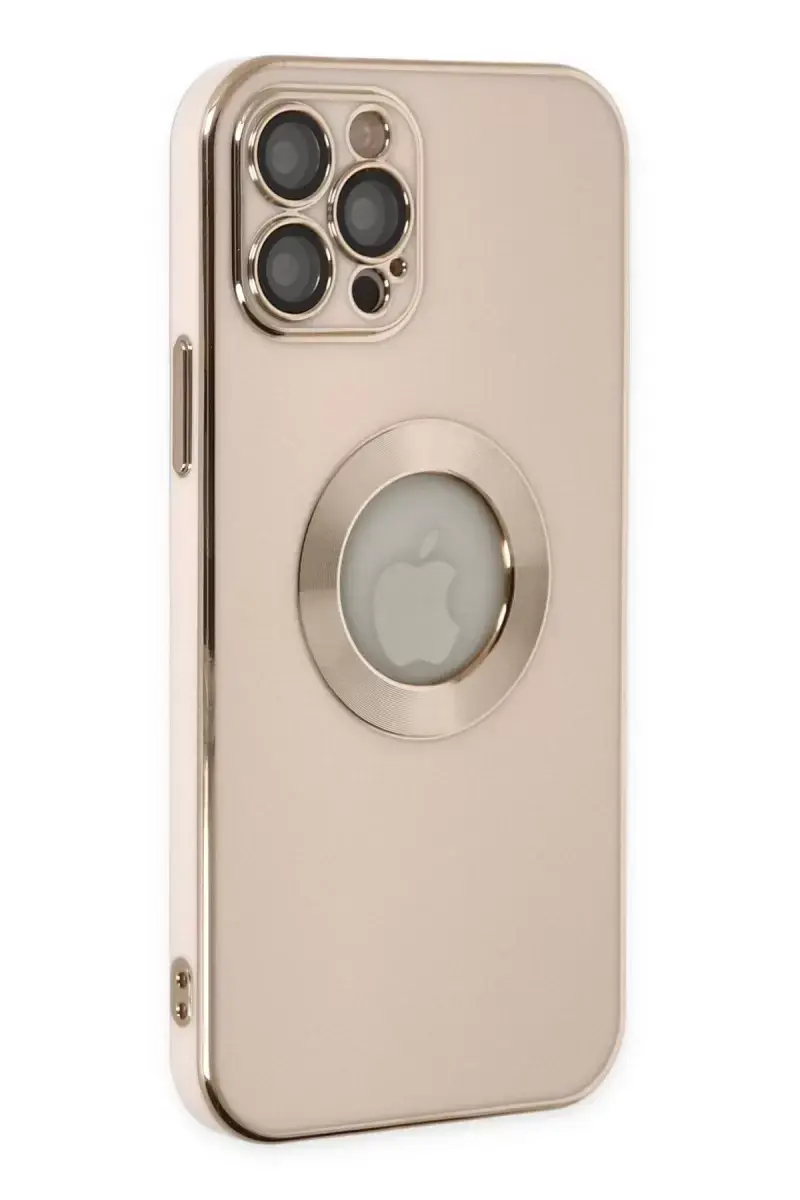 Newface Apple İphone 12 Pro Kılıf Store Silikon - Pembe