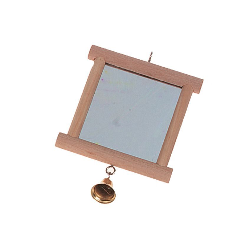 Karlie Ahşap Ayna Zilli Kuş Oyuncaği