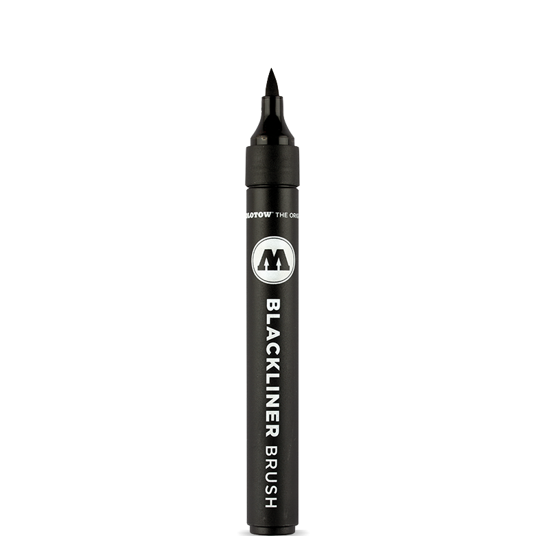 Blackliner Brush - Fırça Uçlu - Siyah