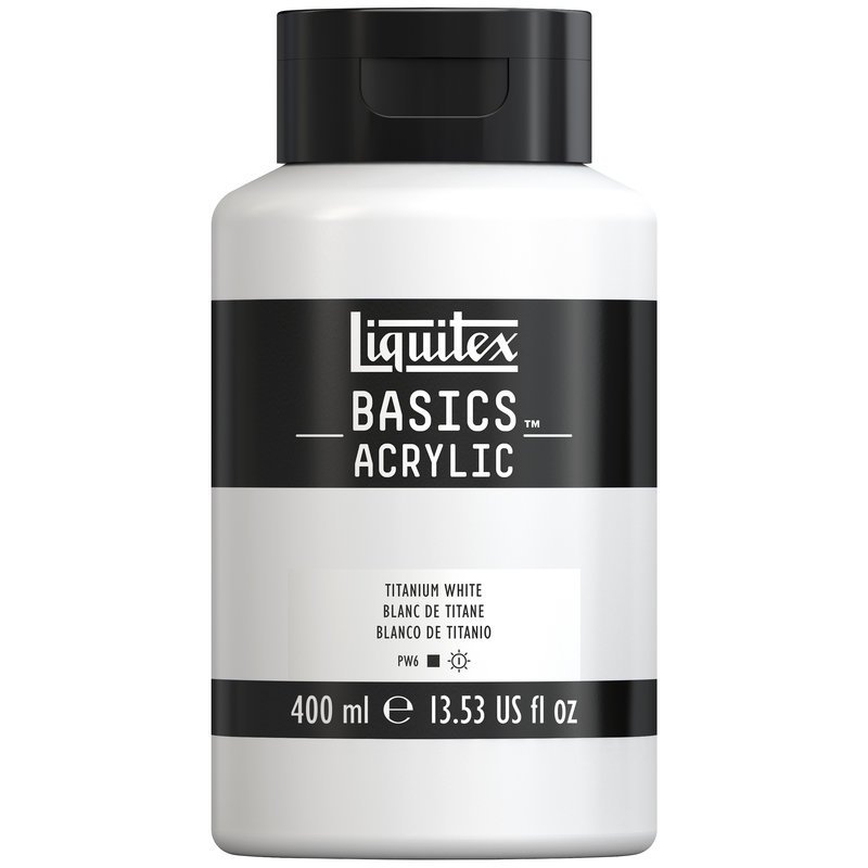 Basics Akrilik Boya 400 ml - N:432 Titanium Whıte