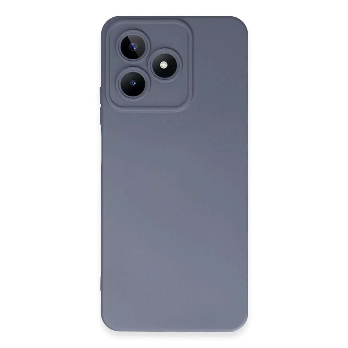 Realme C53 Kılıf Nano İçi Kadife Silikon - Gri