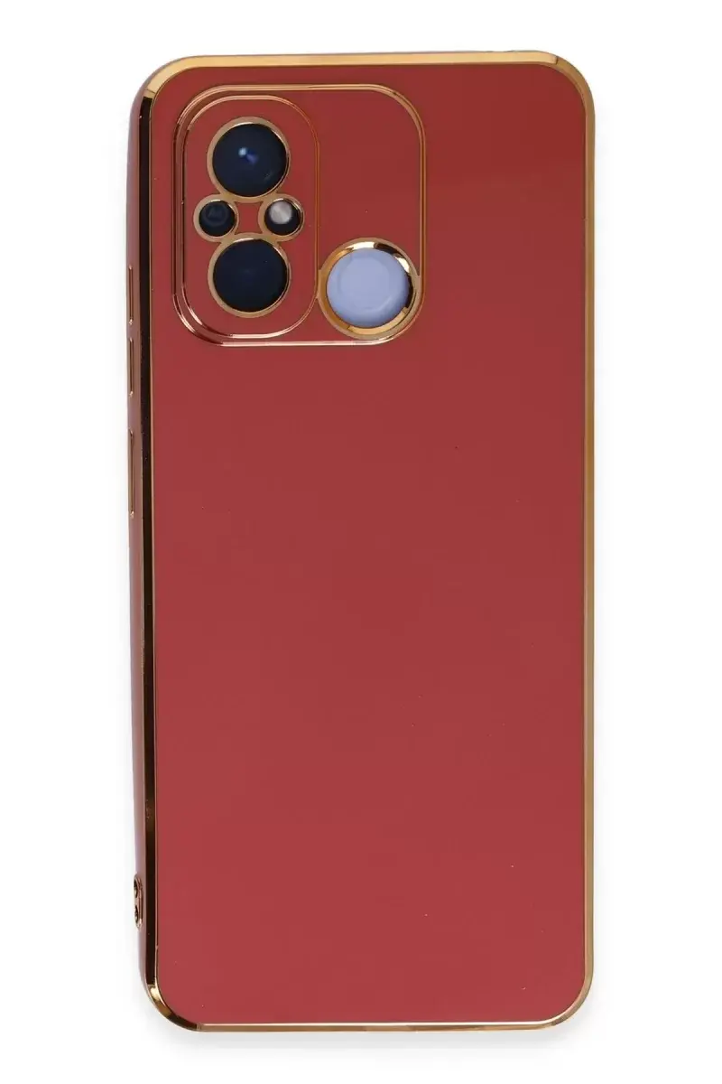 Newface Xiaomi Redmi 12c Kılıf Volet Silikon - Kırmızı