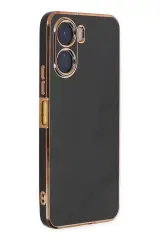 Newface Vivo Y16 Kılıf Volet Silikon - Siyah