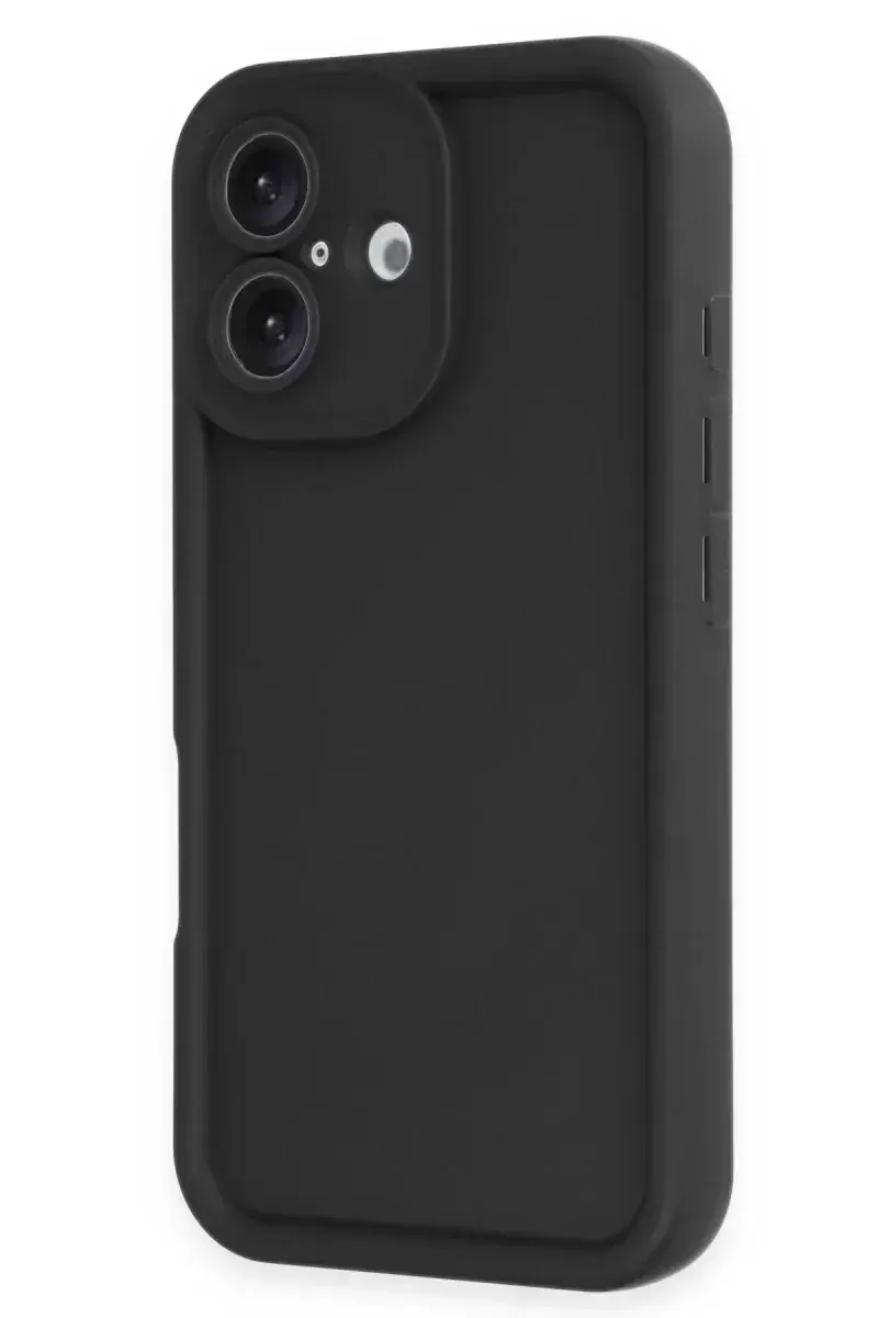 Newface İphone 16 Kılıf Viera Silikon - Siyah