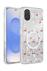 Onegif Samsung Galaxy A07 4g Misk Simli Magsafe Kapak - Desen 5